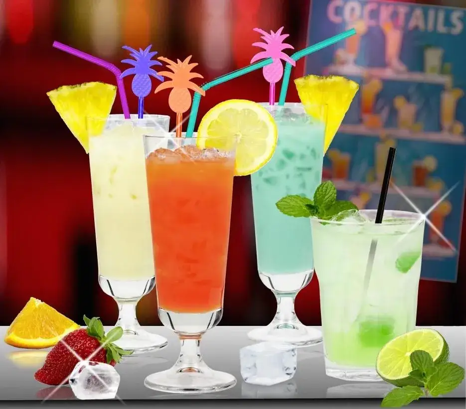 Auswahl einfacher Mocktails